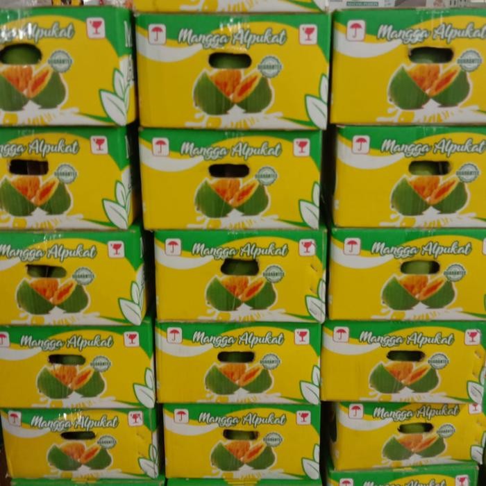 

ORIGINAL Buah Mangga alpukat avomango harum manis matang pohon bkn lily mango READY STOCK