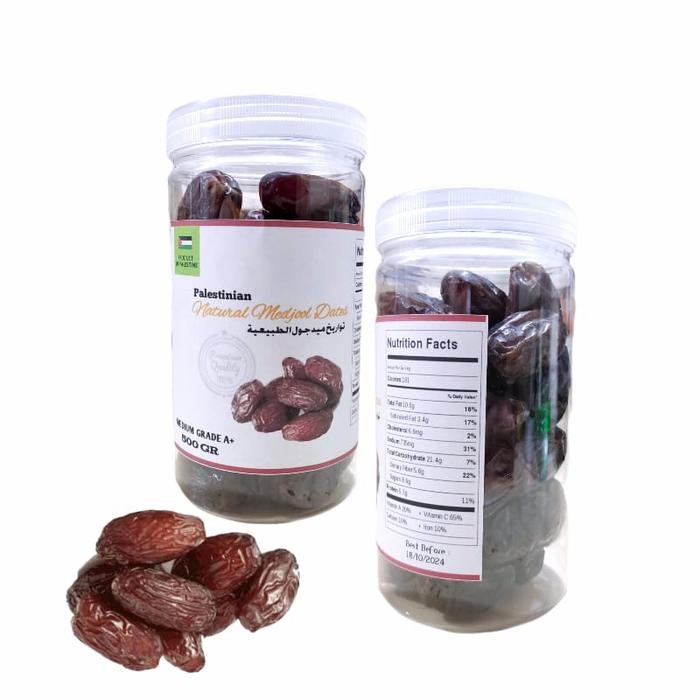 

SIAPKIRIM Kurma Medjool Premium Organic Kemasan Toples Palestina//Palistine 500g READY STOCK