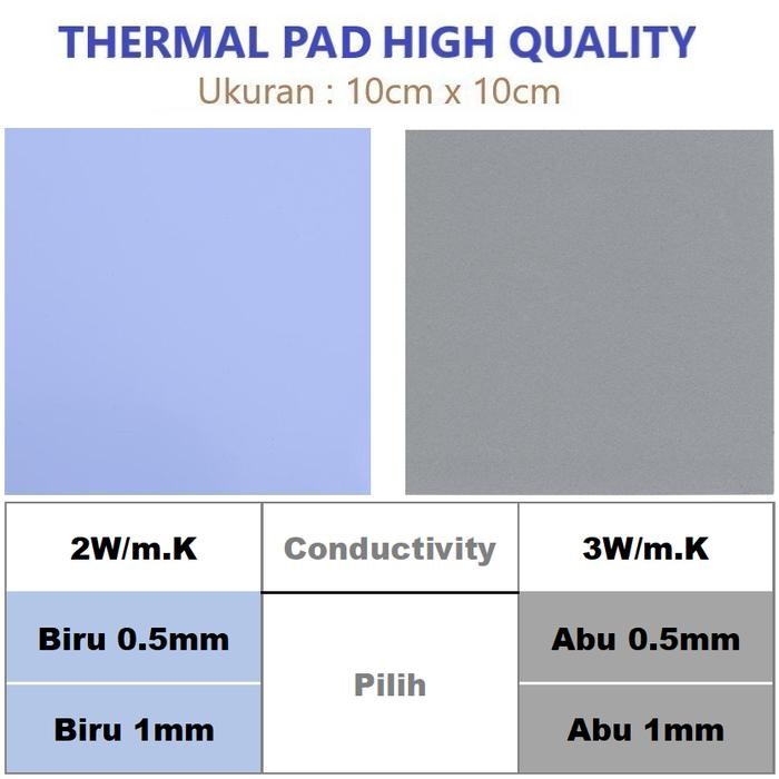 Thermal Cooling Pad Tape 10 cm 0.5 1 mm CPU GPU Processor VGA Heatsink