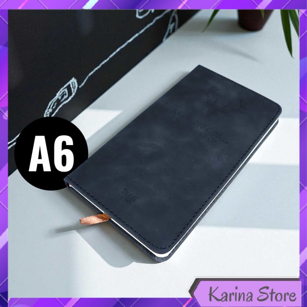 

BUKU JURNAL LEATHER NOTEBOOK DIARY 68GSM 200 HALAMAN GRID - CW-5026