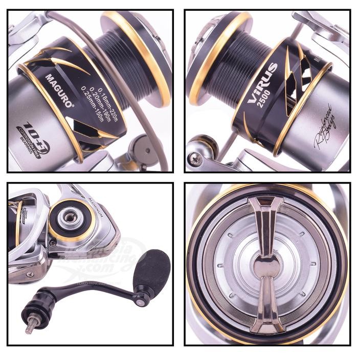 Reel Spinning Maguro Virus Power Handle - 2500 IndonesiaMemancing