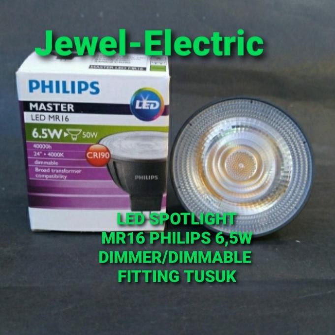 Lampu mr16 Philips Master 7w/7W Led Spotlight mr16 Dimmer 12V 24Deg