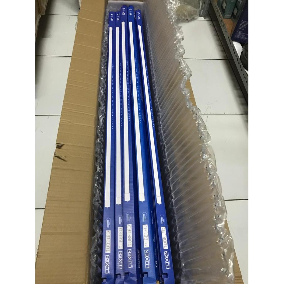 Luxen lampu TL Led T8 18w TL 120 cm lampu TL 18 watt double end 3000k & 6500k