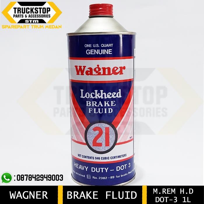 WAGNER BRAKE FLUID (MINYAK REM) HEAVY DUTY DOT 3 1 L