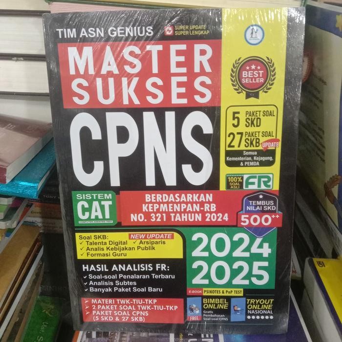 master sukses CPNS 2024 skd twk Tiu TKP SKB paket soal psikotes