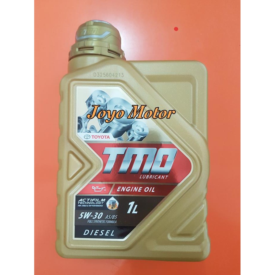 OLI MESIN DIESEL TMO TOYOTA MOTOR OIL SAE 5W-30 KEMASAN 1 LITER