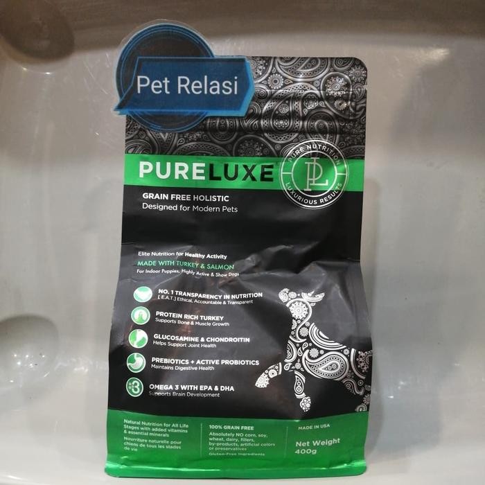 Happy Dog - Dog Food Pureluxe Puppy Healthy Activity Puppy 400Gr
