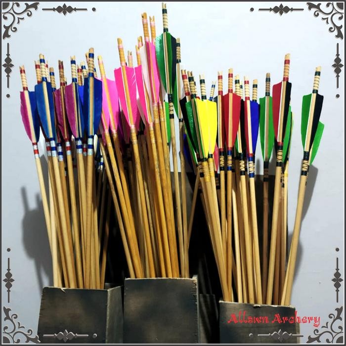 arrow/ anak panah bambu petung vanes entok berkualitas 7mm kode 11