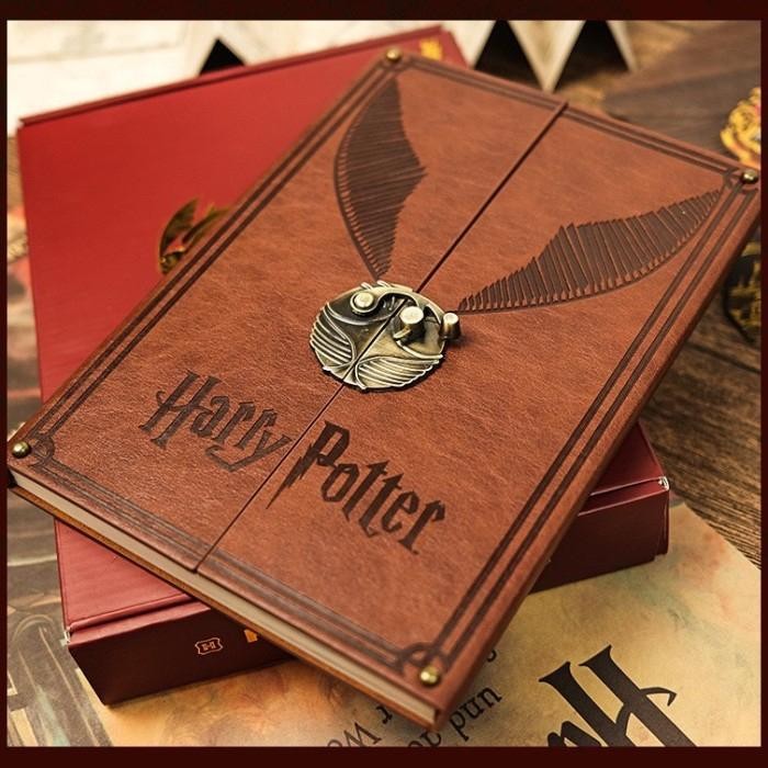

tersedia harry potter leather notebook - buku catatan eksklusif