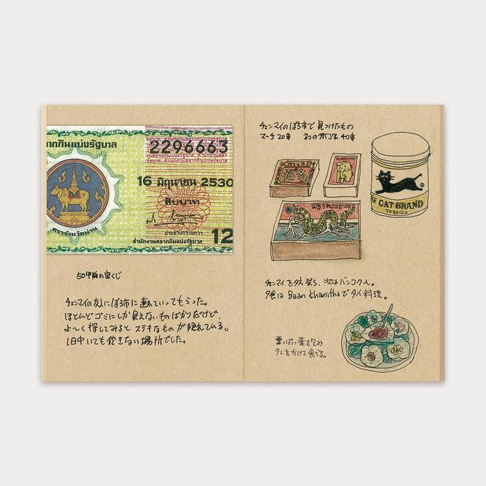 

Travelers Notebook Refill 009 Kraft Paper Blank Passport Size