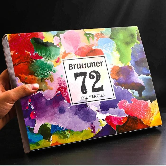 

Pensil Warna Brutfuner Painting Oil Pencil Artist Color Pencils Set 72