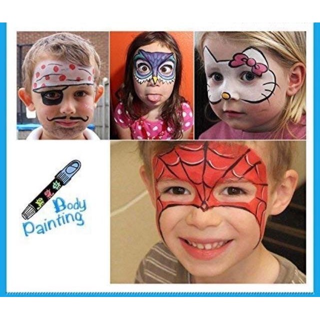 

Joan Miro Babyroo Washable 6pcs 12pcs or 24pcs Silky Crayon Baby Roo Krayon Aman Body Face Painting