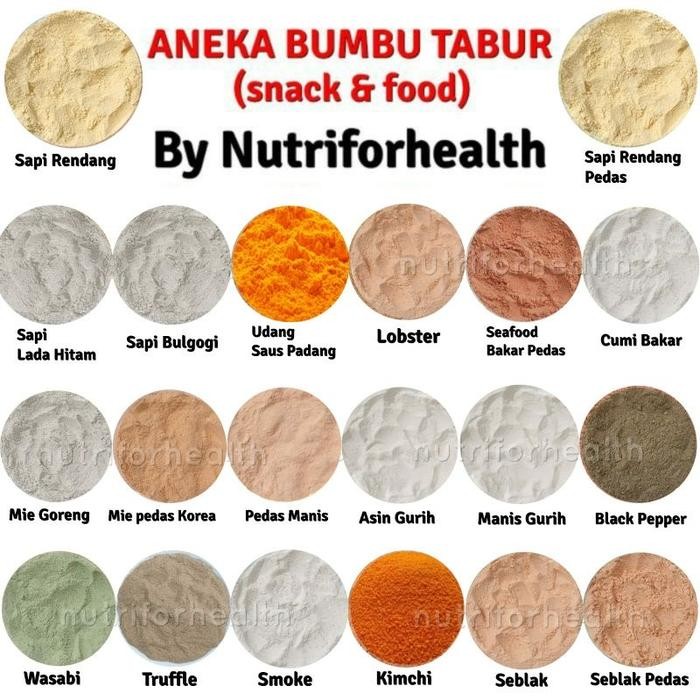 

Diskon! Promo Bumbu Tabur Snack Balado Bbq Jagung Bakar 1Kg