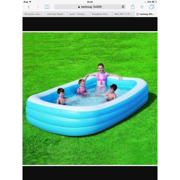 Kolam Renang Anak Keluarga Pool Jumbo Besar Bestway 54009