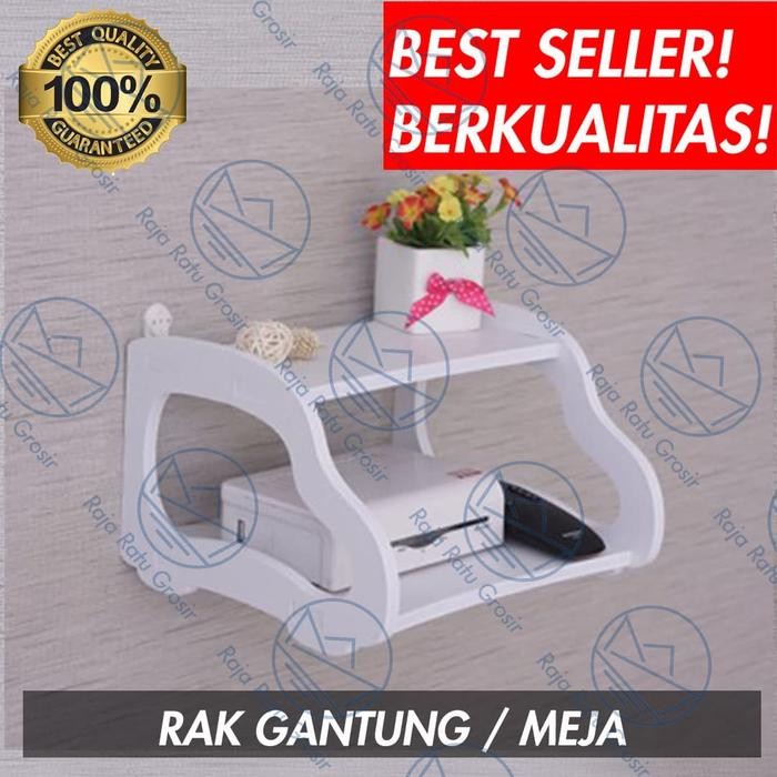 ID'' RAK DINDING ROUTER WIFI MODEM TELEPON BUKU ALAT TULIS SERBAGUNA S435