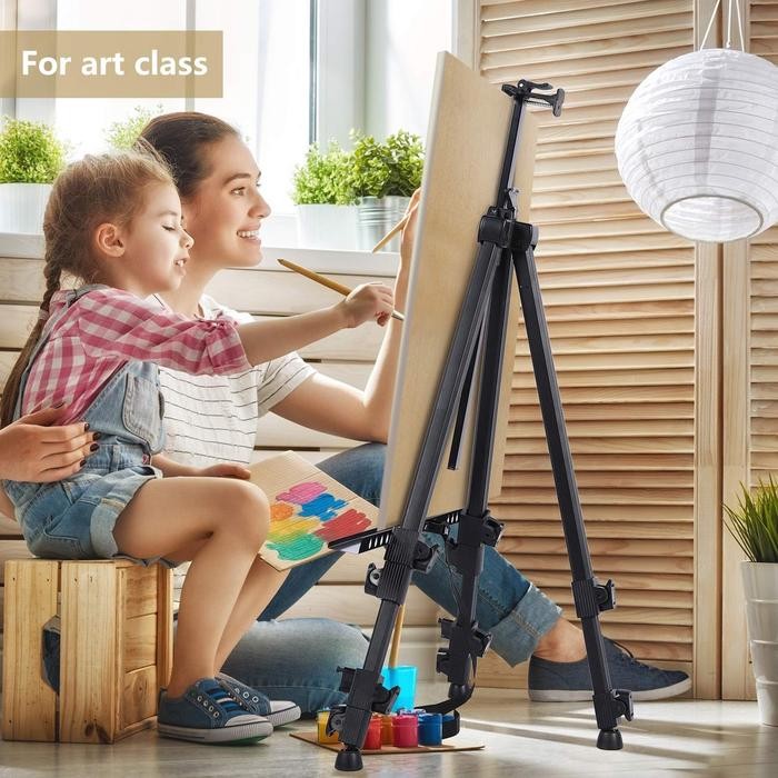 

Tripod Stand Frame Foto Wedding Standing Easel Lukis Whiteboard Bingkai Foto Holder Lukis Aluminium