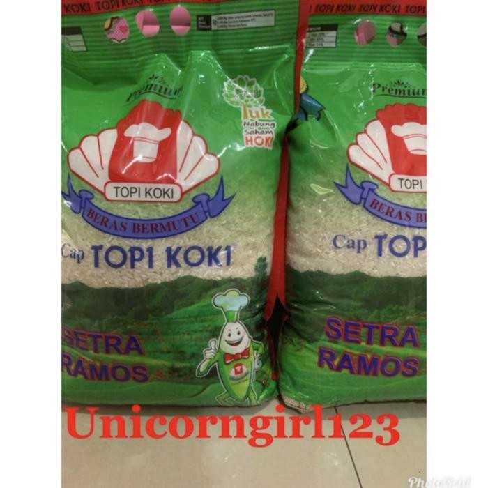 

Barang Terlaris beras topi koki setra ramos 5kg Ready