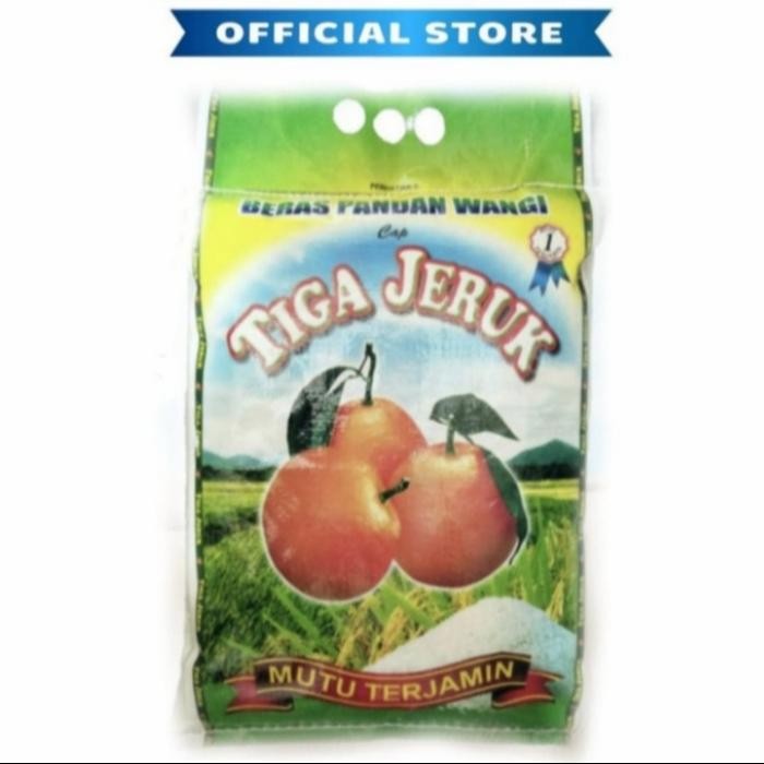 

Barang Terlaris BERAS TIGA JERUK 10 KG Ready