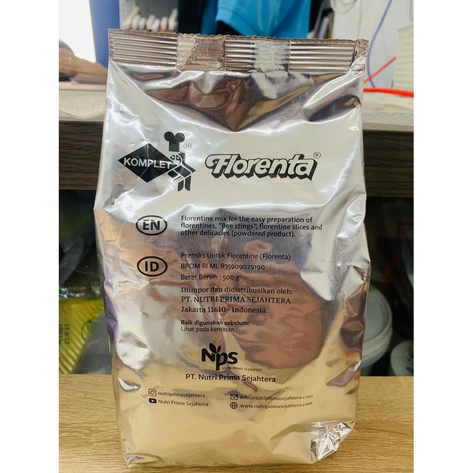 

Terbaru Tepung Florenta 500gr pack Komplet florentine Ready