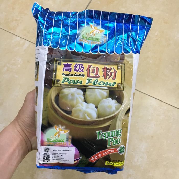 

Promo Terlaris Tepung Pao Happy Grass Pau Flour 1.3 kg Premiks Untuk Pao Ready