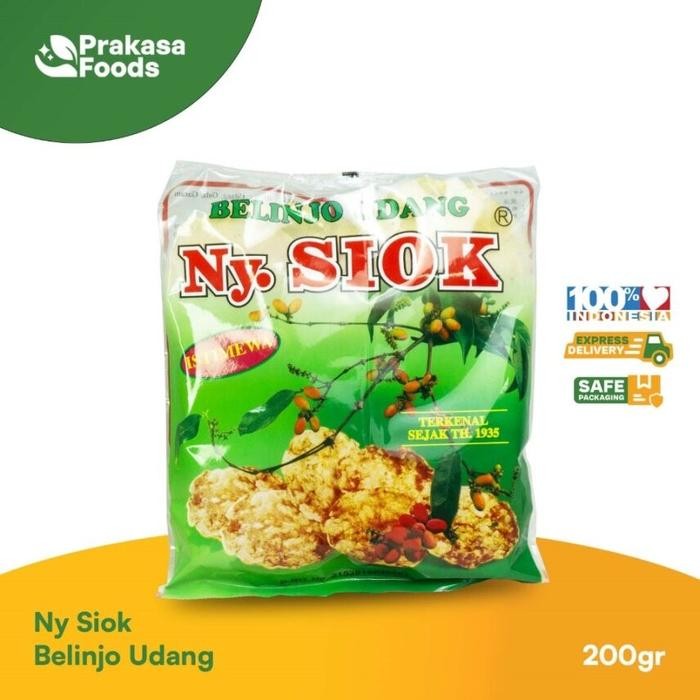 

Terbaru Ny Siok Belinjo Udang Mentah 200gr Ready