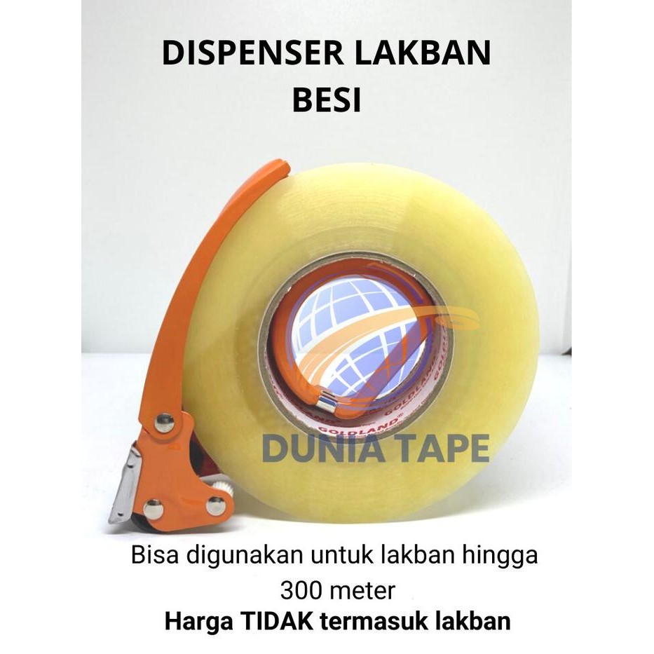

ID TAPE DISPENSER BESI / TAPE CUTTER BESI / PEMOTONG LAKBAN BESI JUMBO