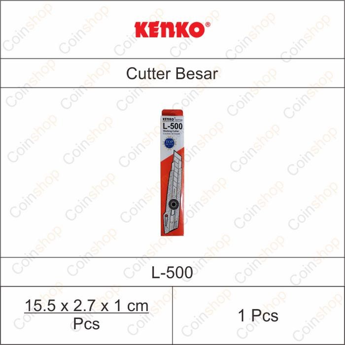

ID PISAU CUTTER BESAR KENKO L500 L-500 PER PCS