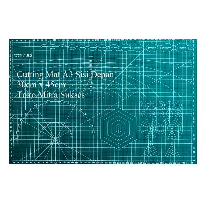 

ID CUTTING MAT A3 DOUBLE SIDE