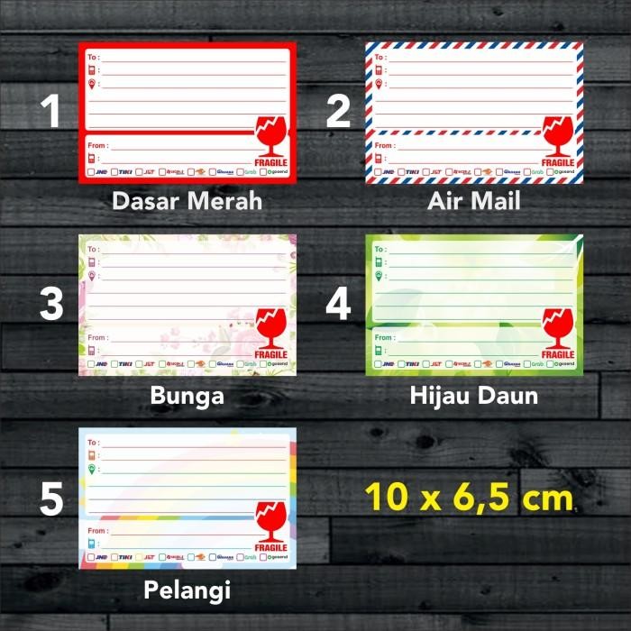 

ID 100 PCS STIKER LABEL PENGIRIMAN FRAGILE STICKER ONLINE SHOP 10 X 6,5 CM