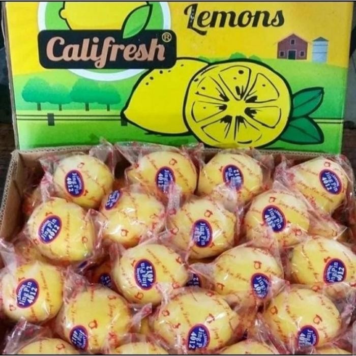 

ASLI Buah Jeruk Lemon Impor merk Random READY STOCK