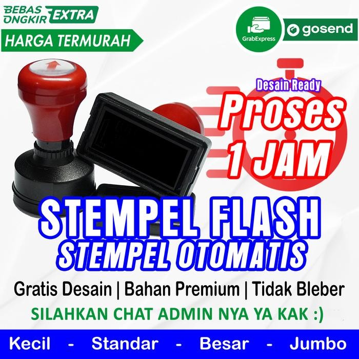 

ID STEMPEL FLASH / WARNA / STEMPEL OTOMATIS BEBAS CUSTOM DESAIN PROSES KILAT CEPAT