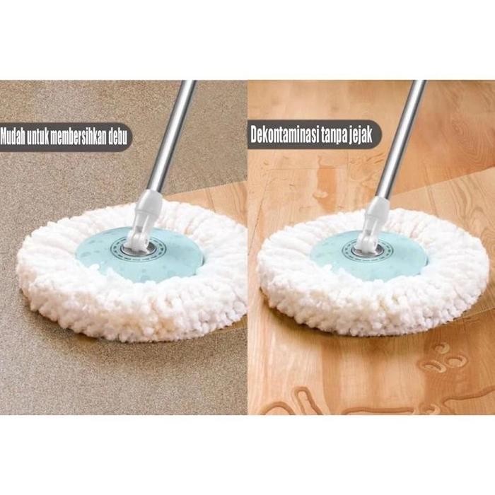 Mop / Super Mop / Spin Mop / Pel Lantai Dengan Ember / Alat Pel Lantai