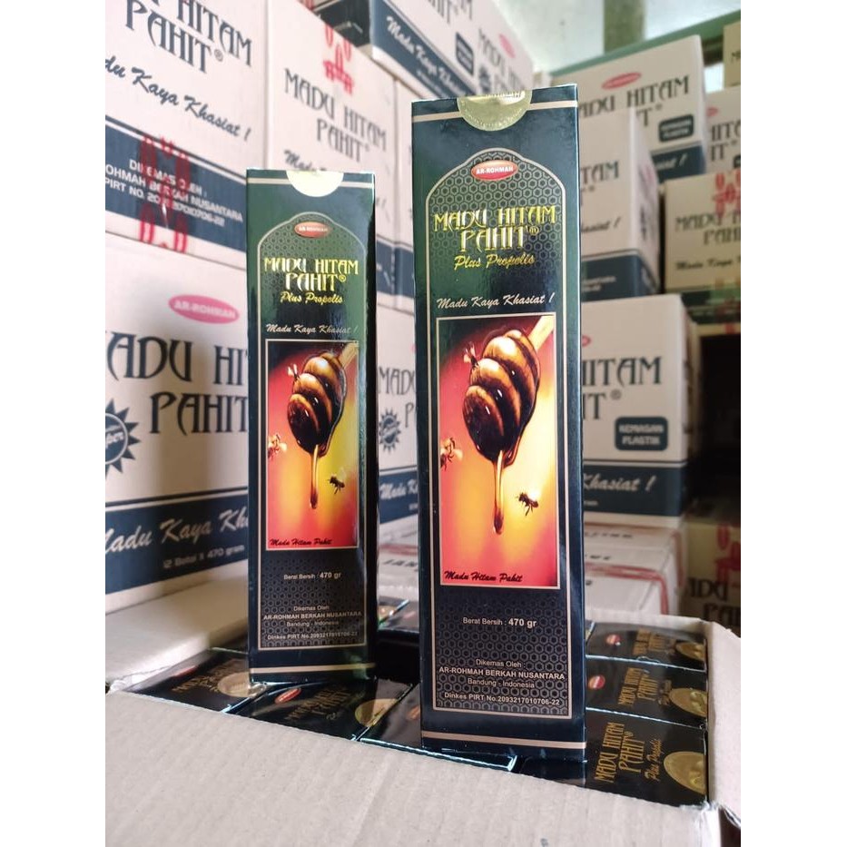 

MADU HITAM PAHIT AR ROHMAH + PROPOLIS 470GR