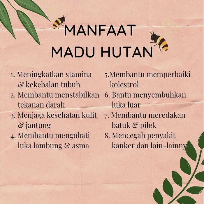 

MADU HUTAN ASLI MURNI RAW HONEY 1000 GRAM