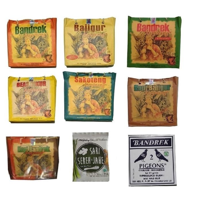 

BANDREK BAJIGUR SEKOTENG SEREH JAHE BEAS CIKUR 5 SACHET