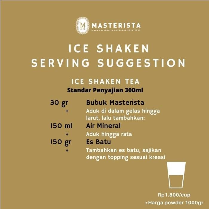 

BUBUK MINUMAN MASTERISTA RASA LEMON TEA 1KG