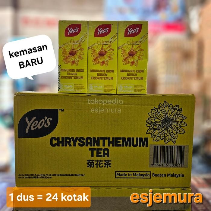 

YEOS KRISANTEMUM / CHRYSANTHEMUM/ TEH KEMBANG KOTAK PERDUS 24 X 250 ML MINUMAN