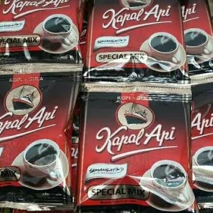 

KOPI KAPAL API SPECIAL MIX 25 GRAM ISI 10 PCS KOPI BUBUK KOPI HITAM
