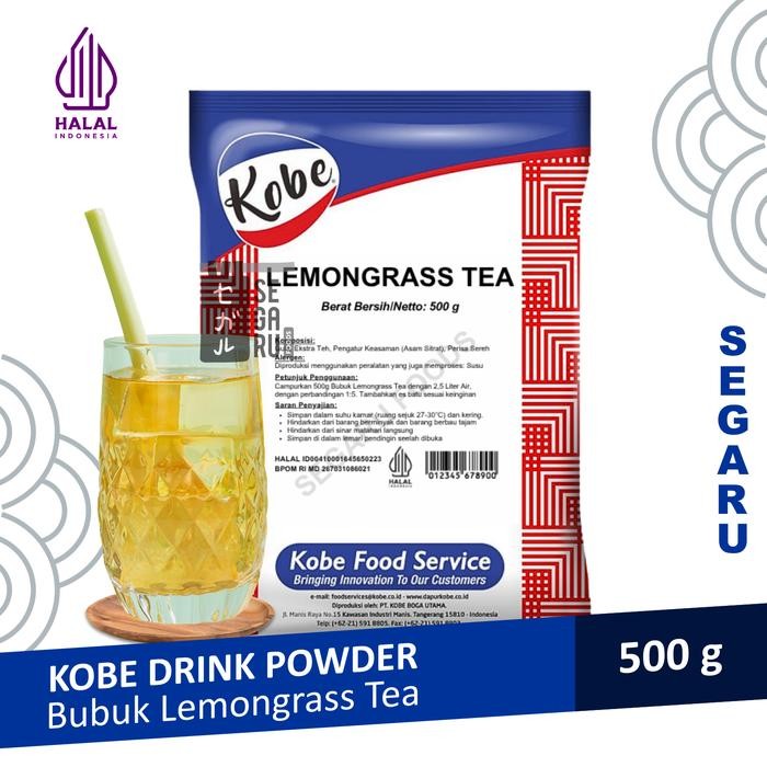 

KOBE LEMONGRASS TEA TEH BUBUK SEREH POWDER DRINK HALAL 500 GRAM