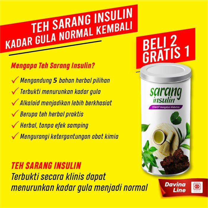 

TEH SARANG INSULIN PENURUN GULA DARAH KENCING MANIS OBAT DIABETES