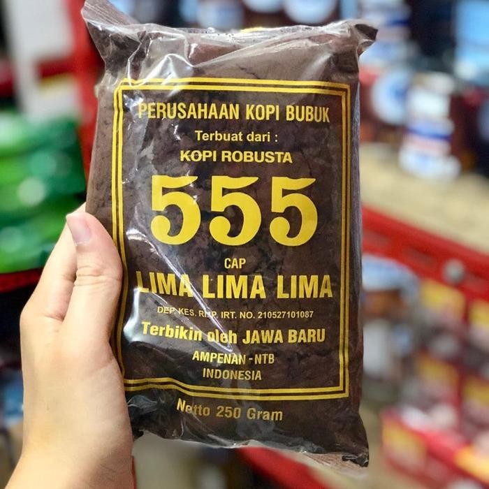 

KOPI 555 - KOPI ROBUSTA - KOPI KHAS LOMBOK - 250GR