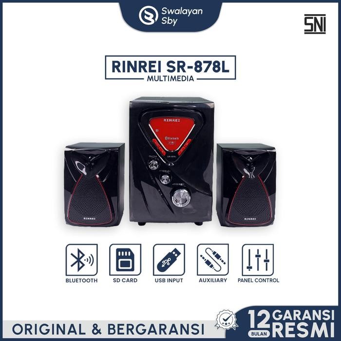 RINREI - Speaker Bluetooth Multimedia SR-878L Garansi 1 Tahun