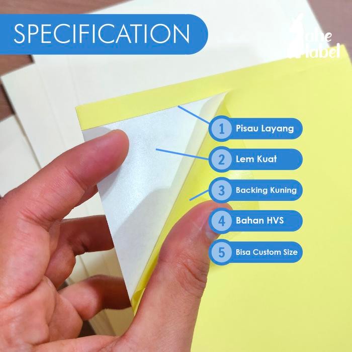 

Sticker Hvs A4 Stiker Kertas Hvs A4 Polos Stiker A4 Isi 500 Lembar