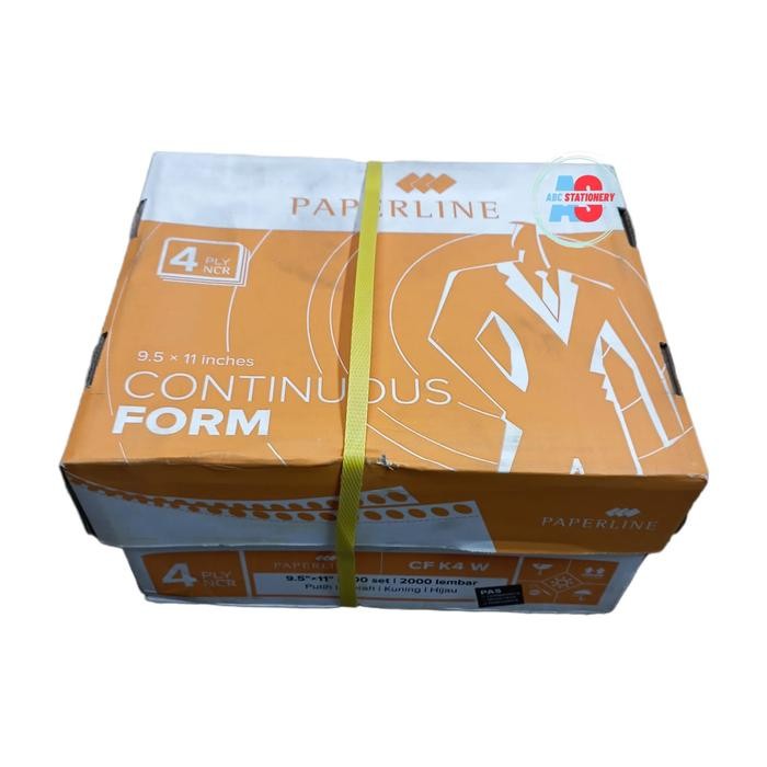 

Continuous Form Paperline 4 Ply 9,5 X 11 Ncr
