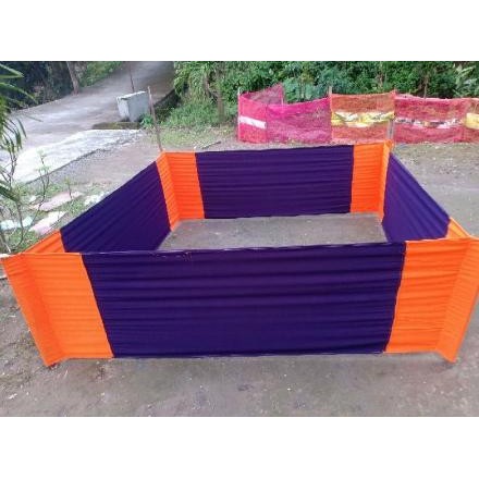 Geber ayam aduan / ring ayam laga / Keber ayam jago kain tebal 2 x 2m