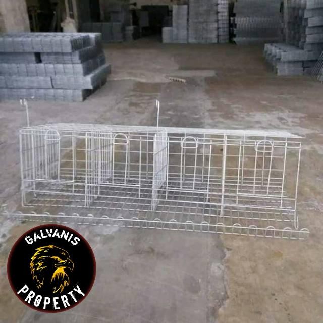 KANDANG AYAM PETELUR/ KANDANG BATERAI AYAM PETELUR GALVANIS 4 PINTU