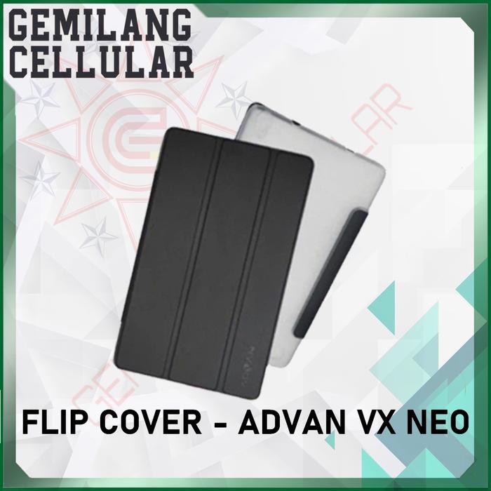 Promo Flip Cover Case Advan VX Neo 10.1 2024 Original + Keyboard Case Sketsa3
