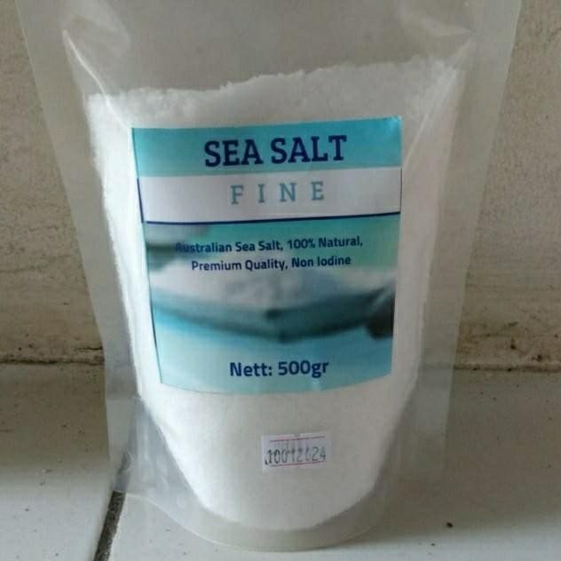 

(Allthebest) NATURAL FINE SEA SALT SEA SALT HALUS IMPORT PREMIUM QUALITY 500Gr