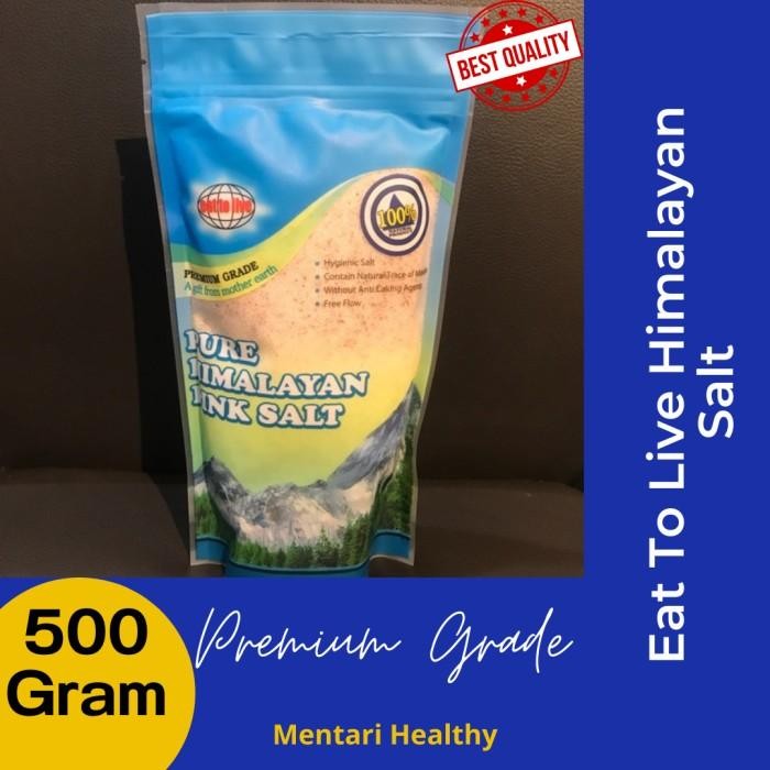 

(Allthebest) HIMALAYA SALT PREMIUM 500Gram BIRU / GARAM HIMALAYA PREMIUM