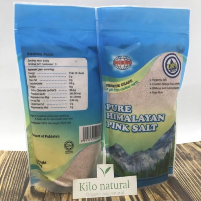 

(Allthebest) Himalayan Salt Premium 500gr ( GARAM PLASTIK BIRU )